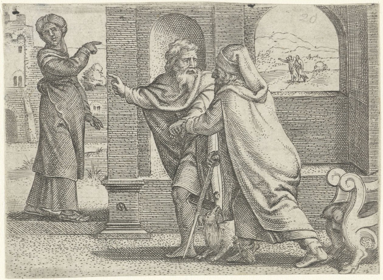 Terugkeer van Tobias door Cornelis Massijs