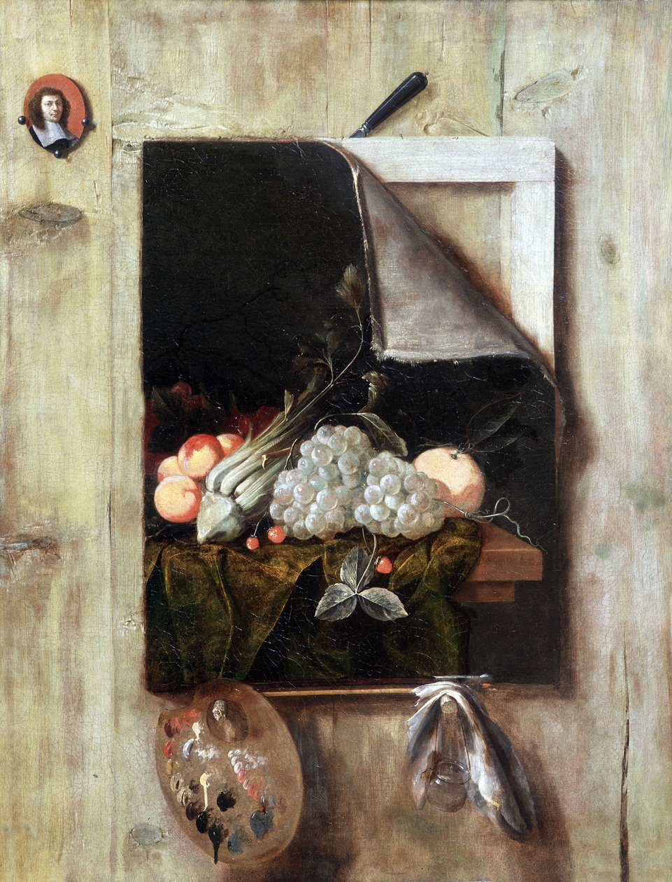 Stilleven in trompe l