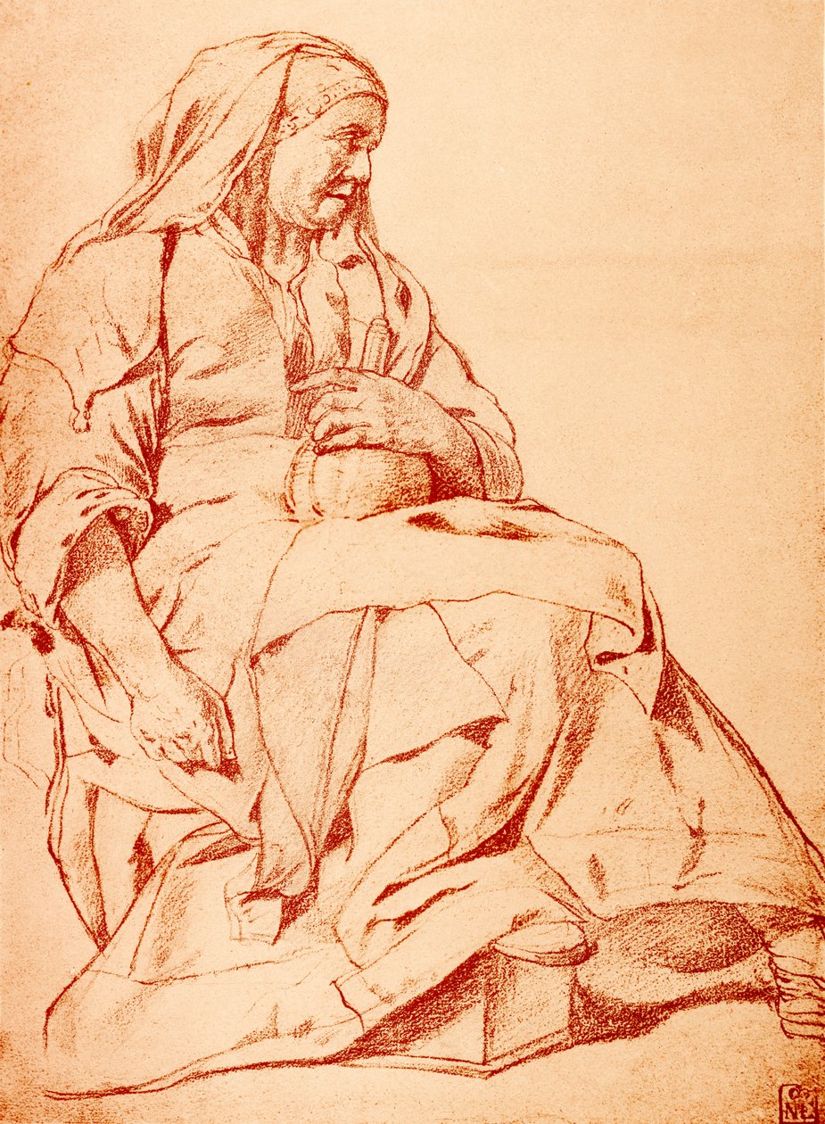 De zieke vrouw met een urinefles door Cornelis Pietersz Bega