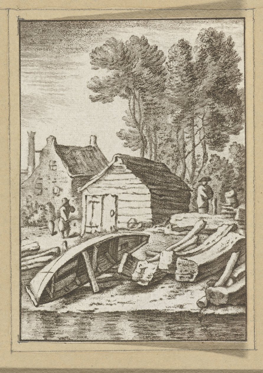 Schuitenmakerswerf door Cornelis Ploos van Amstel