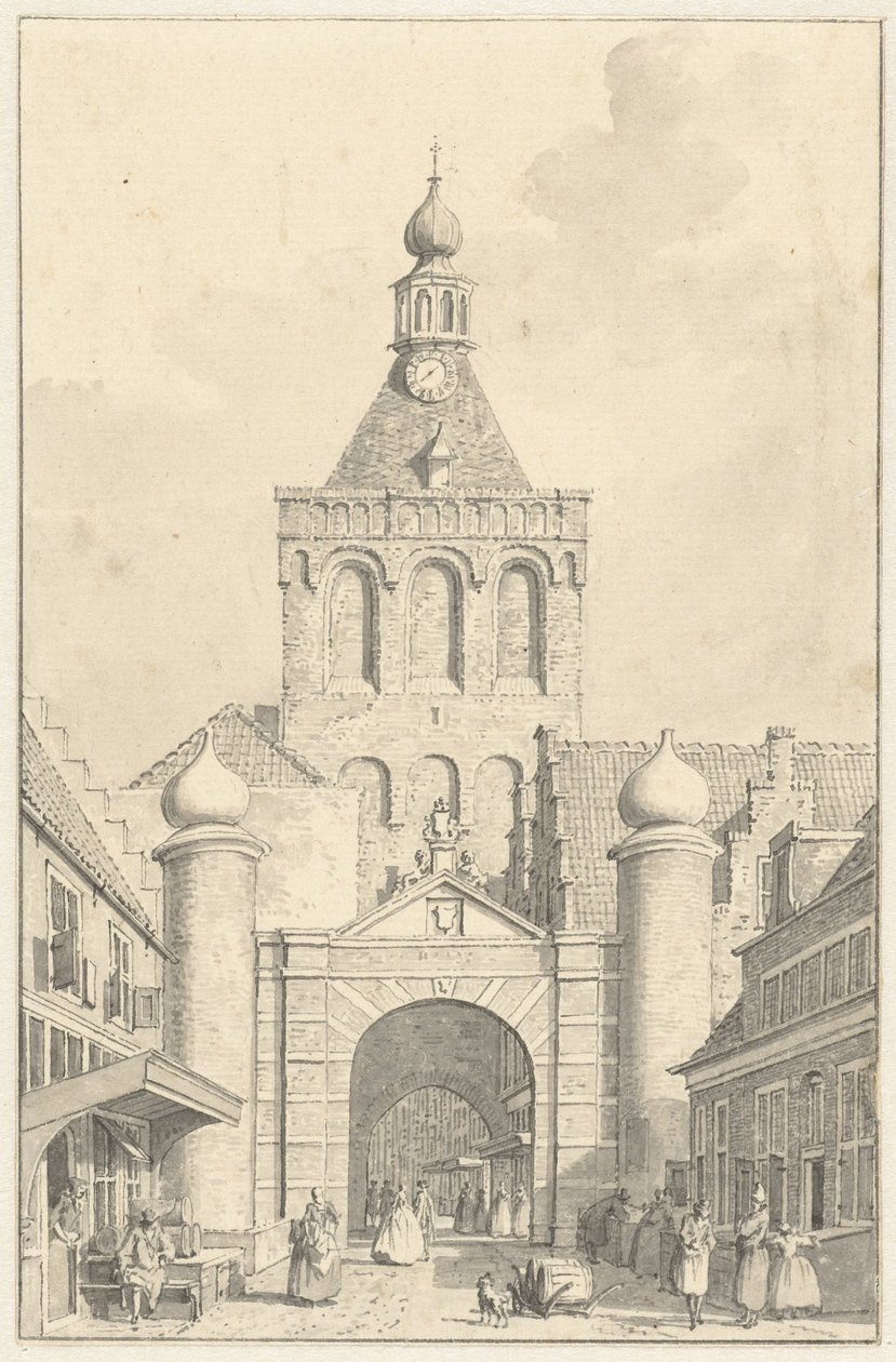 De Binnenpoort te Culemborg door Cornelis Pronk