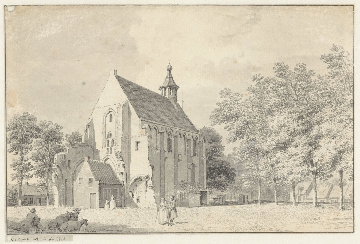 Kerk van West-Souburg door Cornelis Pronk