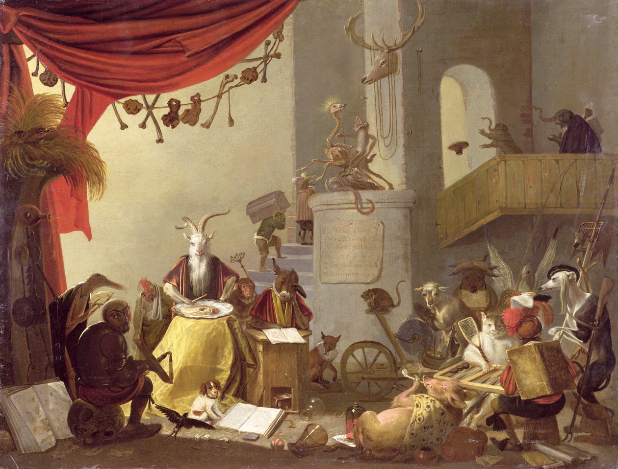 Een diablerie door Cornelis Saftleven
