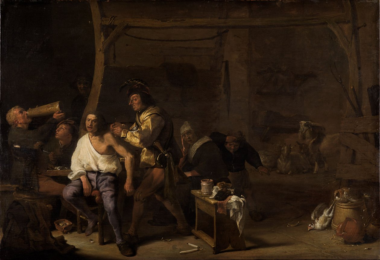 De schouderoperatie door Cornelis Saftleven