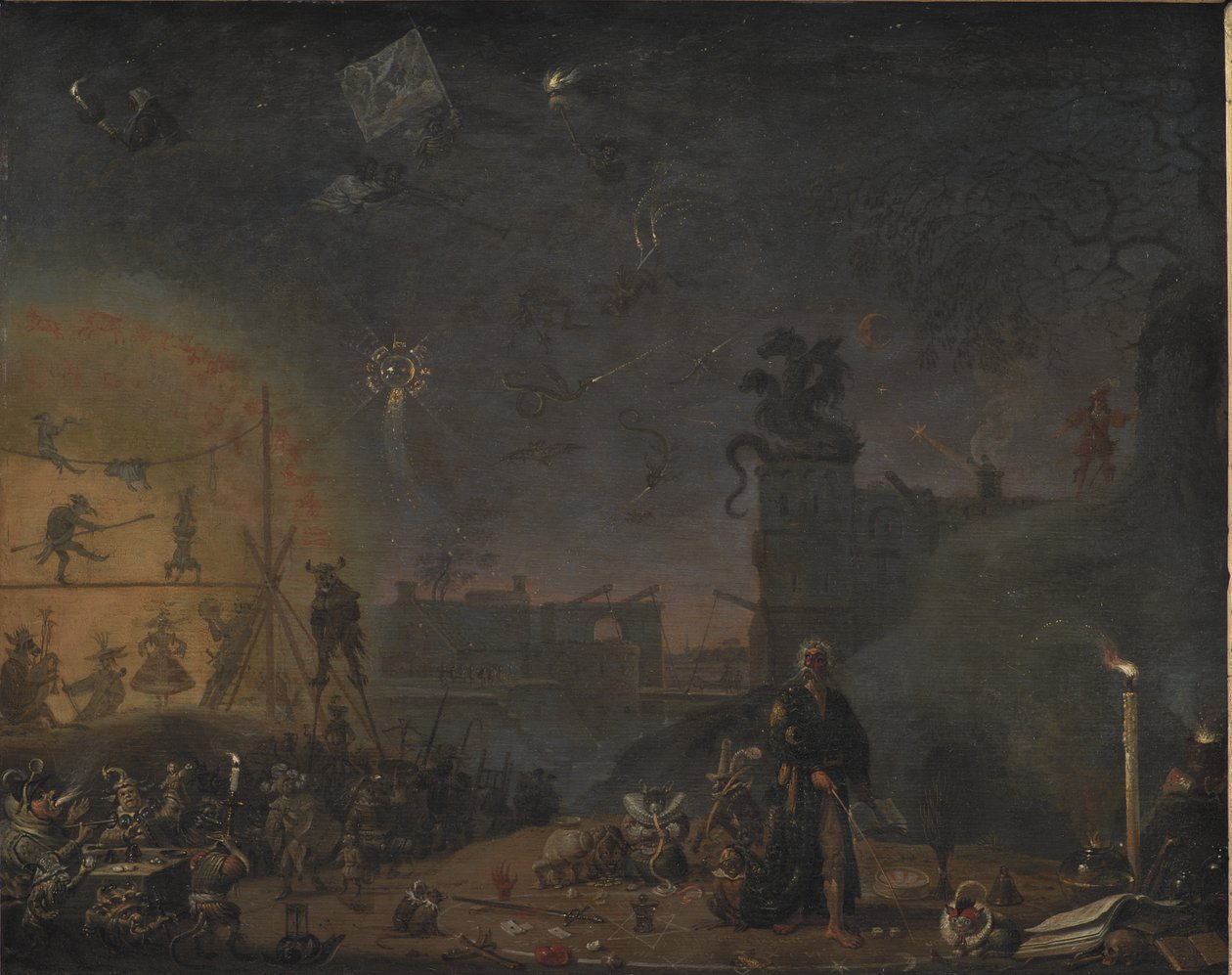 De visie van het zondagse kind door Cornelis Saftleven