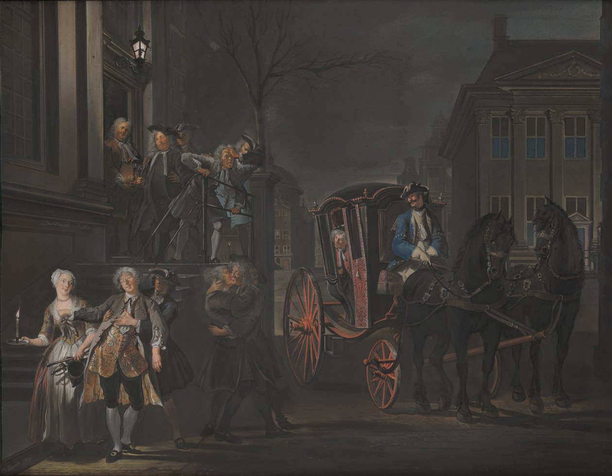 Ibant qui poterant, qui non potuere cadebant door Cornelis Troost