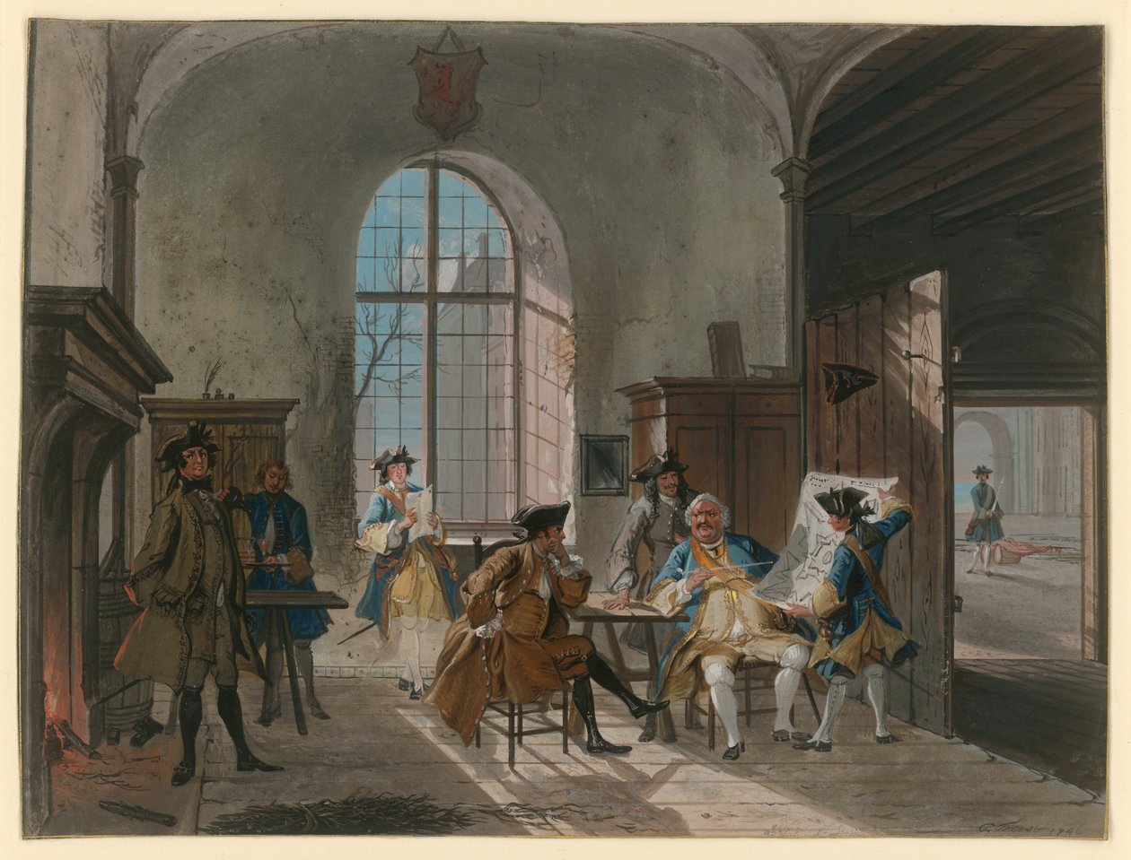 Wachthuis door Cornelis Troost