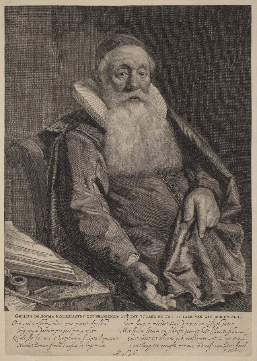 Gellius de Bouma door Cornelis Visscher