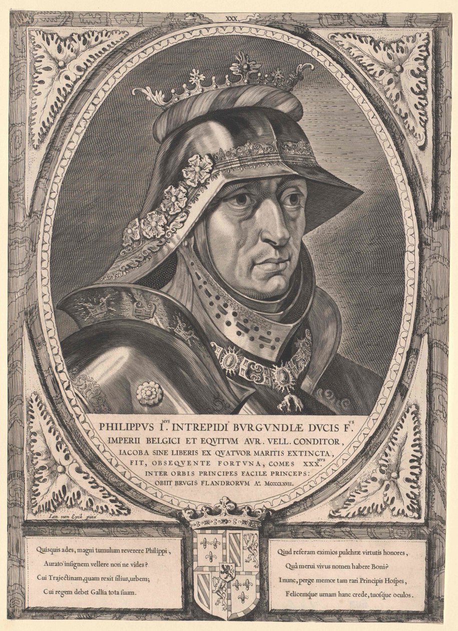 Heilige Roomse keizer Maximiliaan I door Cornelis Visscher