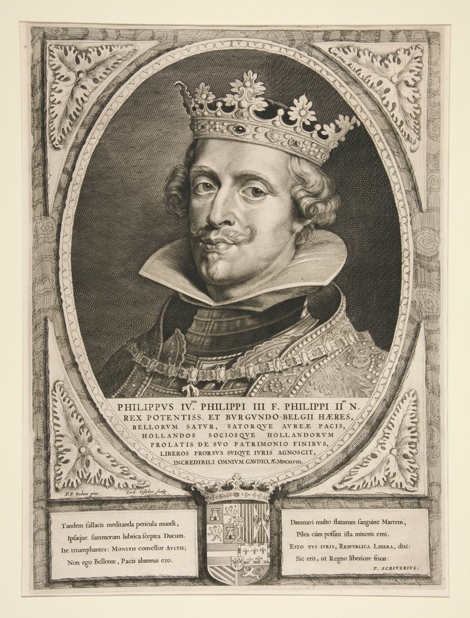 Filips IV door Cornelis Visscher