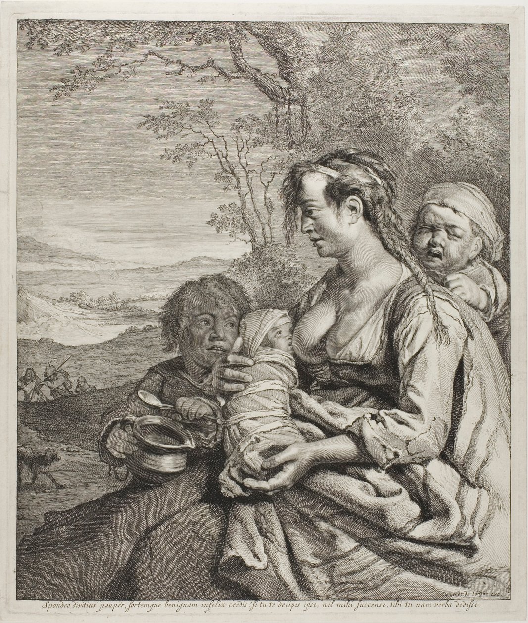 De Boheemse Vrouw door Cornelis Visscher