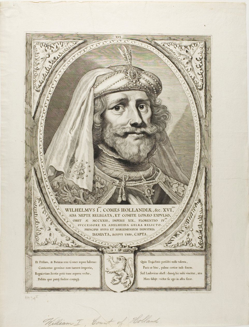 Willem I, van Principes Hollandiae, Zelandiae, et Frisiae door Cornelis Visscher