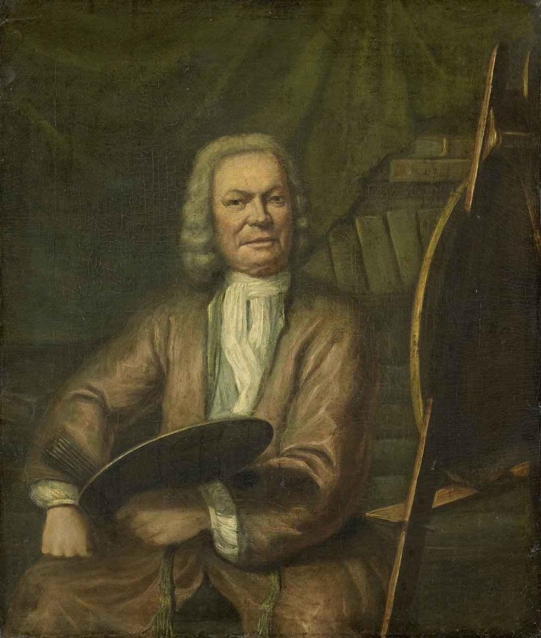 Portret van Jan Maurits Quinkhard, schilder door Cornelis Wever