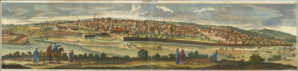 Cornelis de Bruyn, Ierusalem door Cornelis de Bruijn