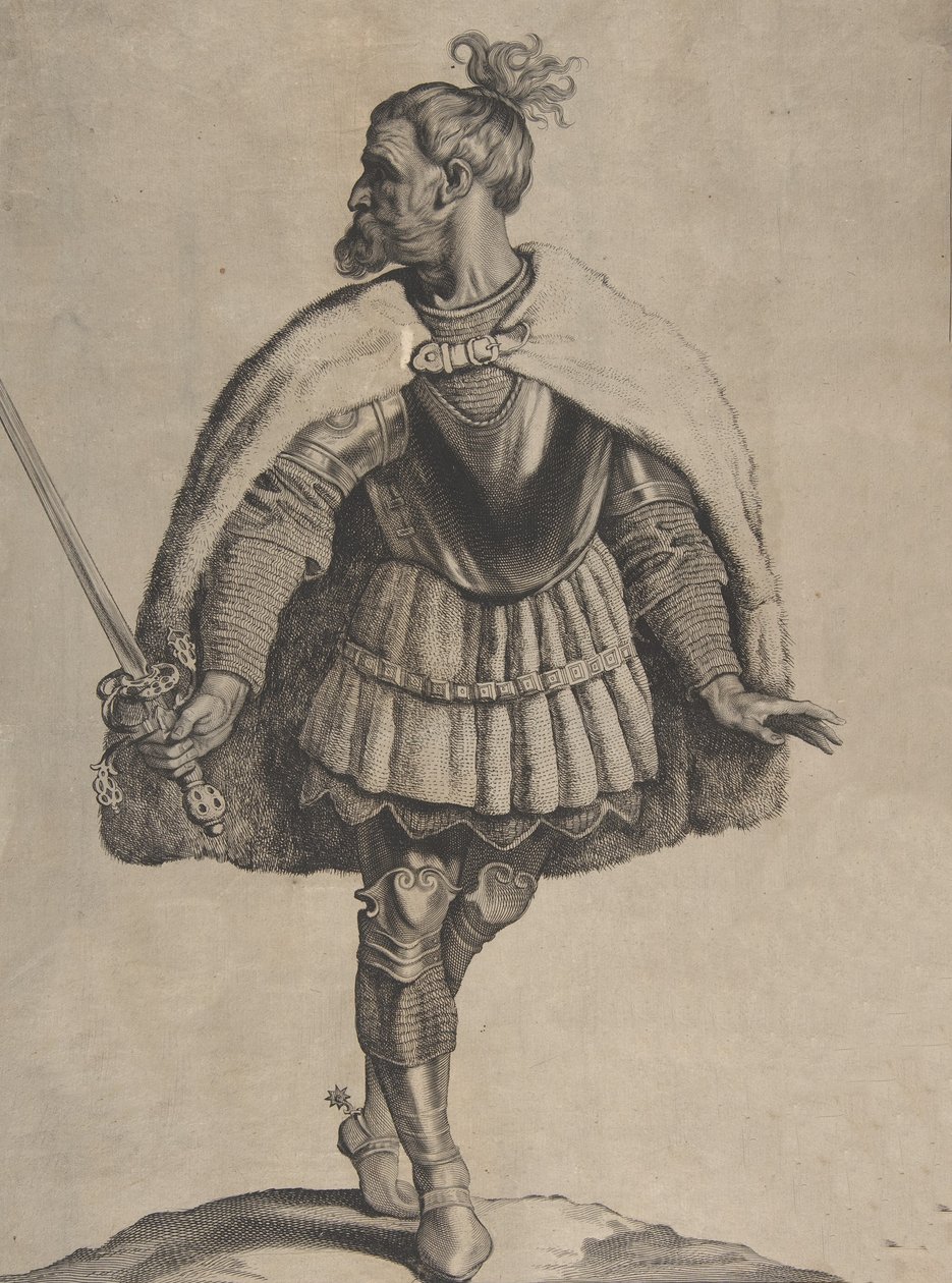 Svevus, uit de serie Peplus, sive Gothorum, Heruolorum door Cornelis de Visscher