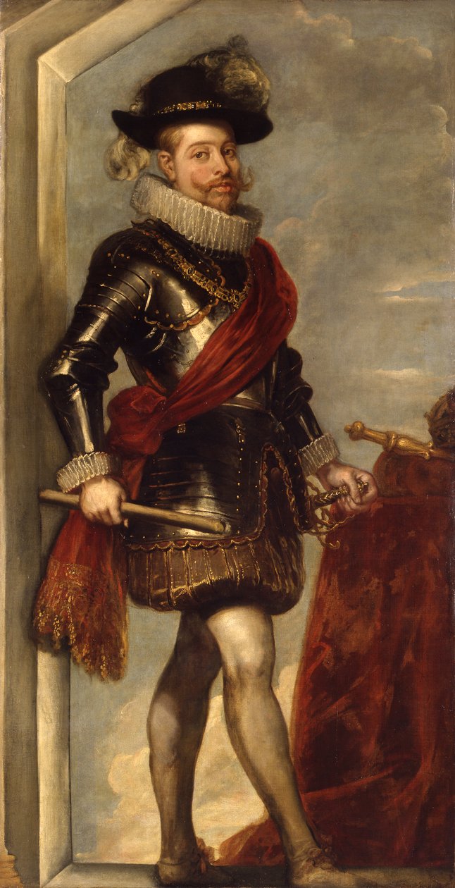 Koning Filips III van Spanje door Cornelis de Vos