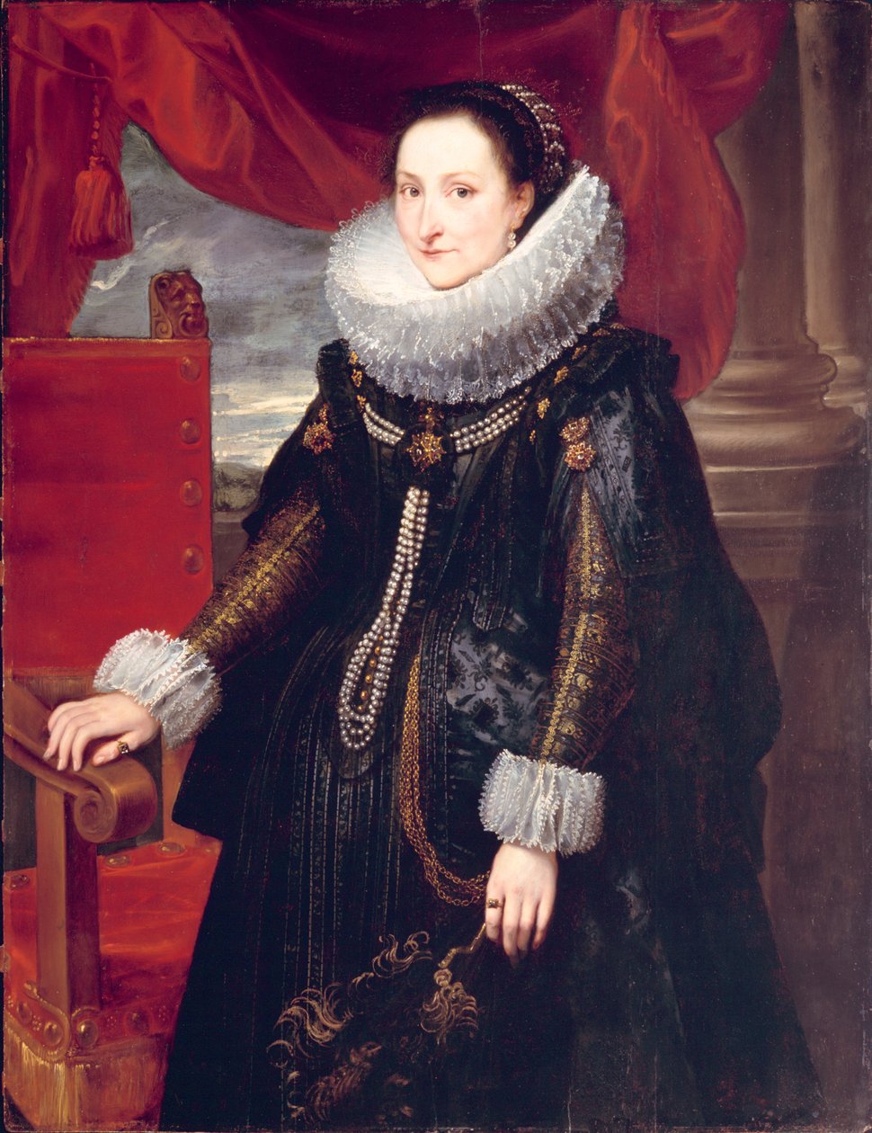 Portret van een vrouw door Cornelis de Vos