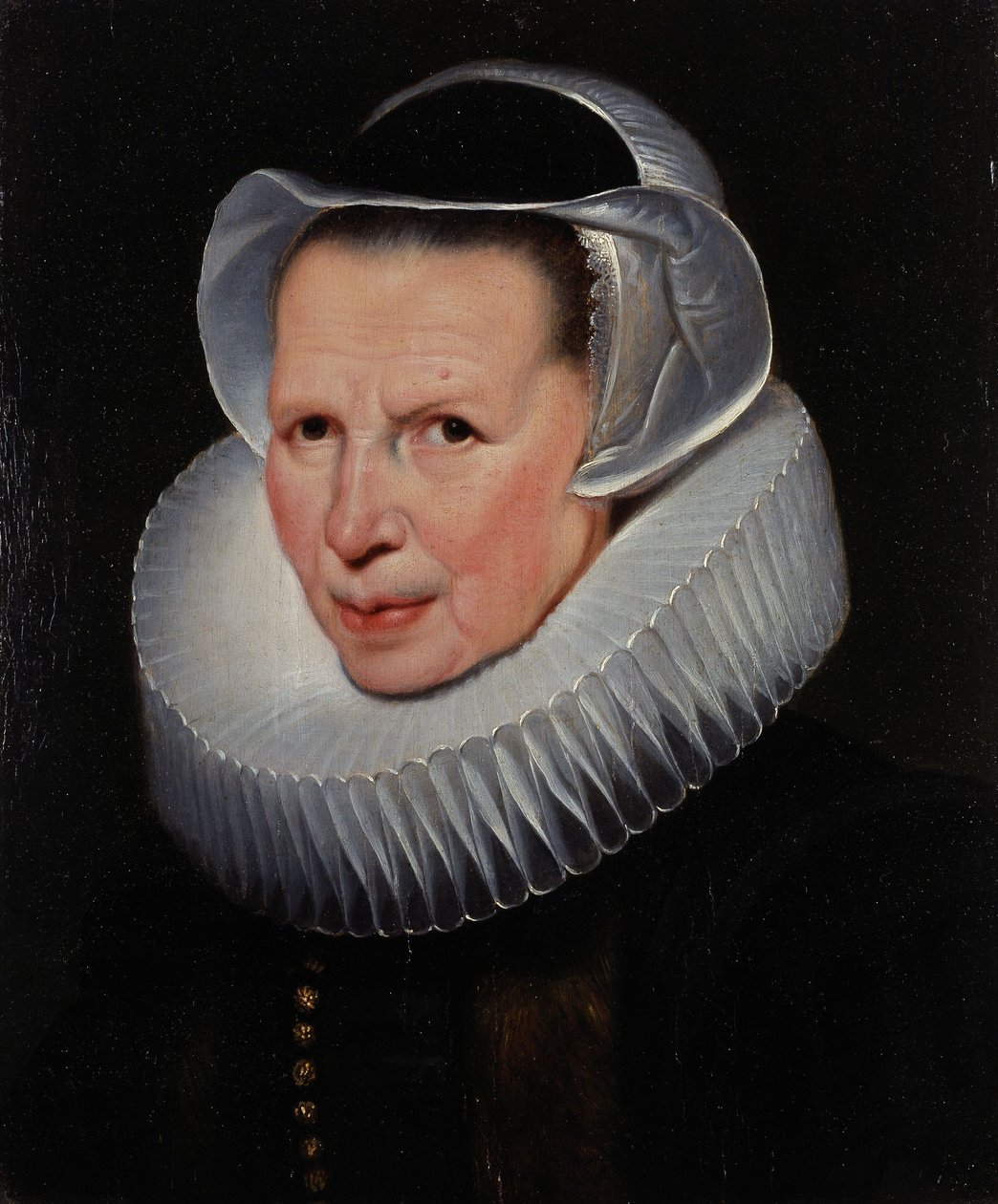 Portret van een oude vrouw door Cornelis de Vos