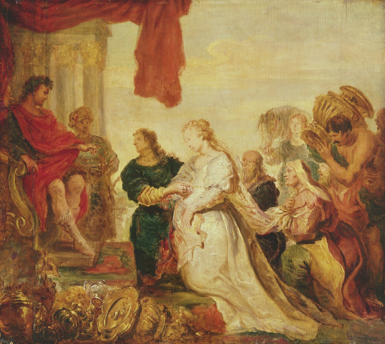 De Matigheid van Scipio door Cornelis de Vos