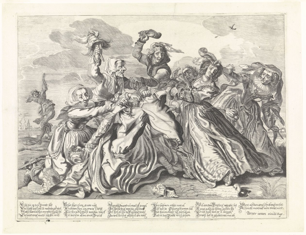 De strijd om de broek door Cornelis van Kittensteyn