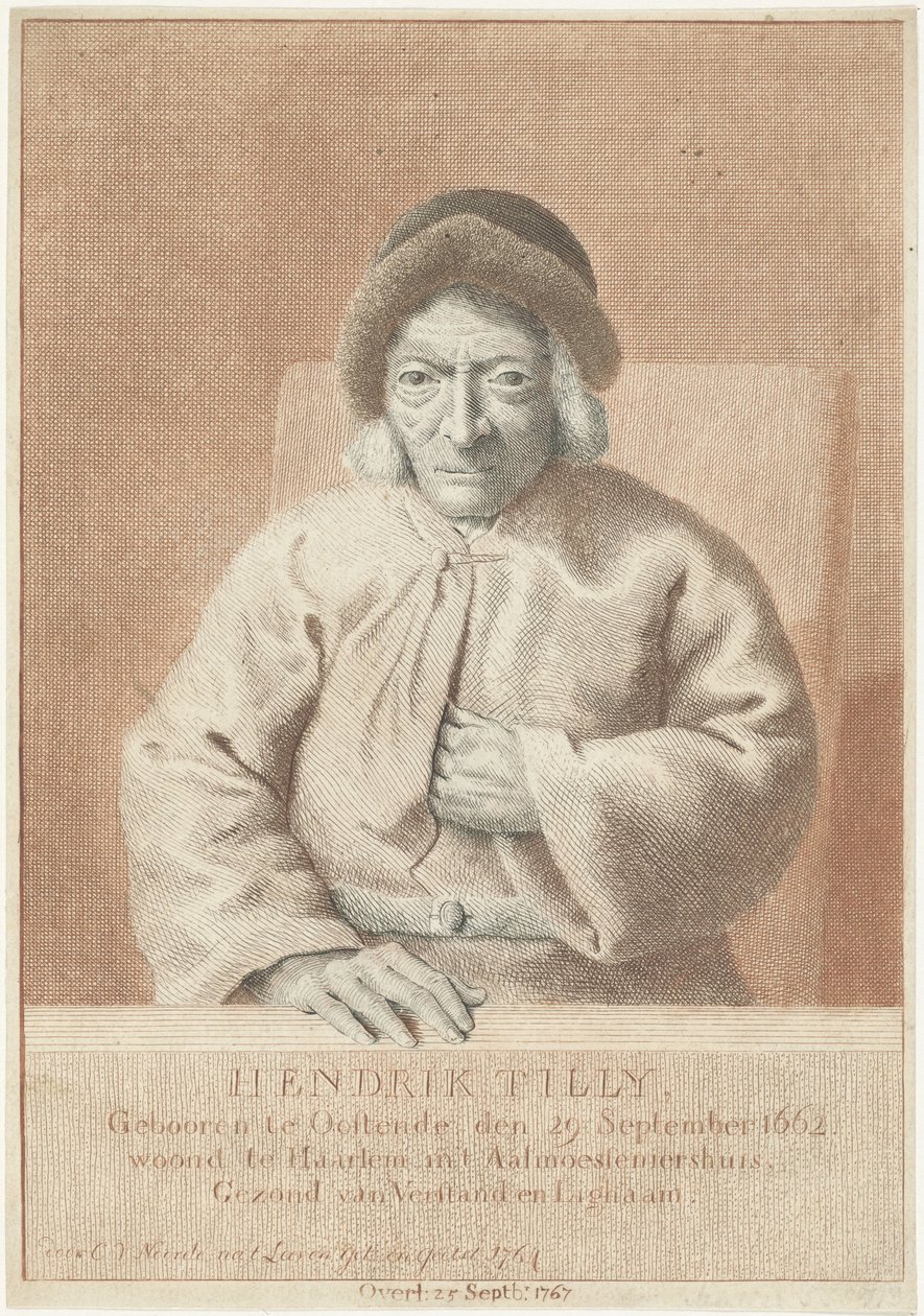 Portret van Hendrik Tilly door Cornelis van Noorde