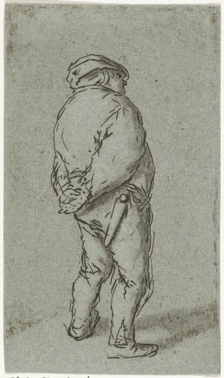 Staande man door Cornelis van Noorde