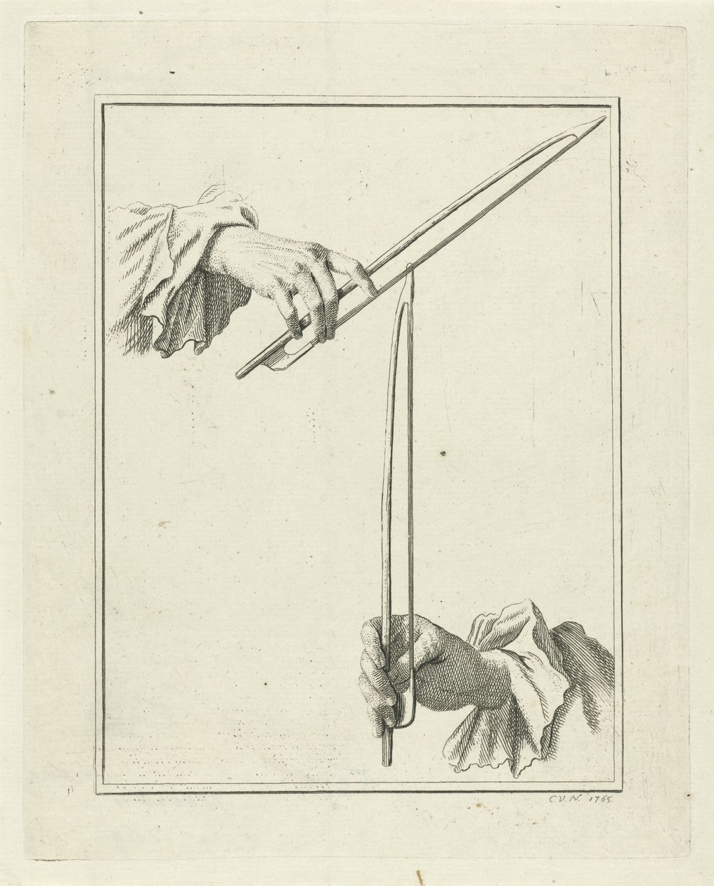 Strijkstokken door Cornelis van Noorde