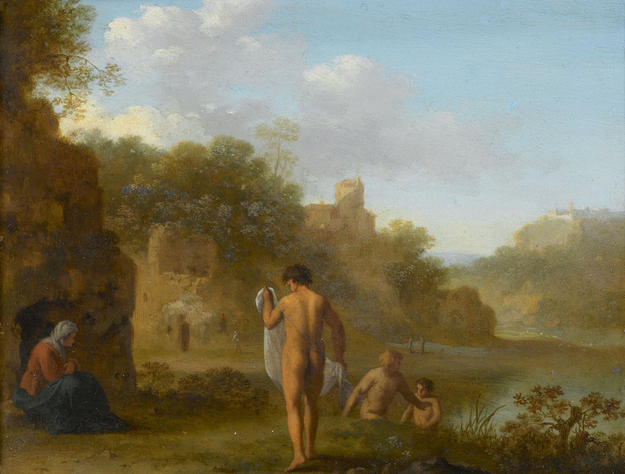  door Cornelis van Poelenburgh or Poelenburch