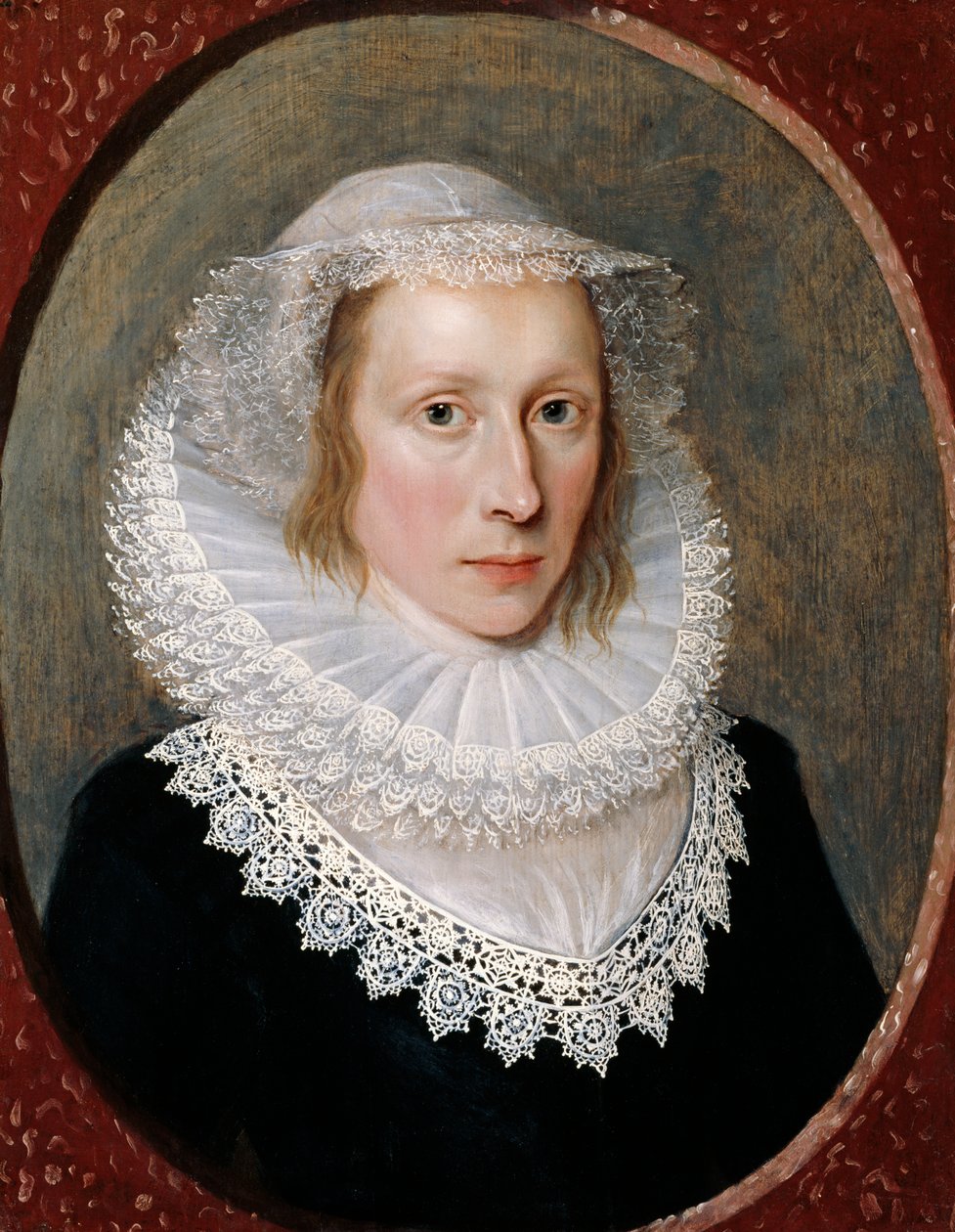 Portret van een dame, c.1620 door Cornelius Janssen van Ceulen
