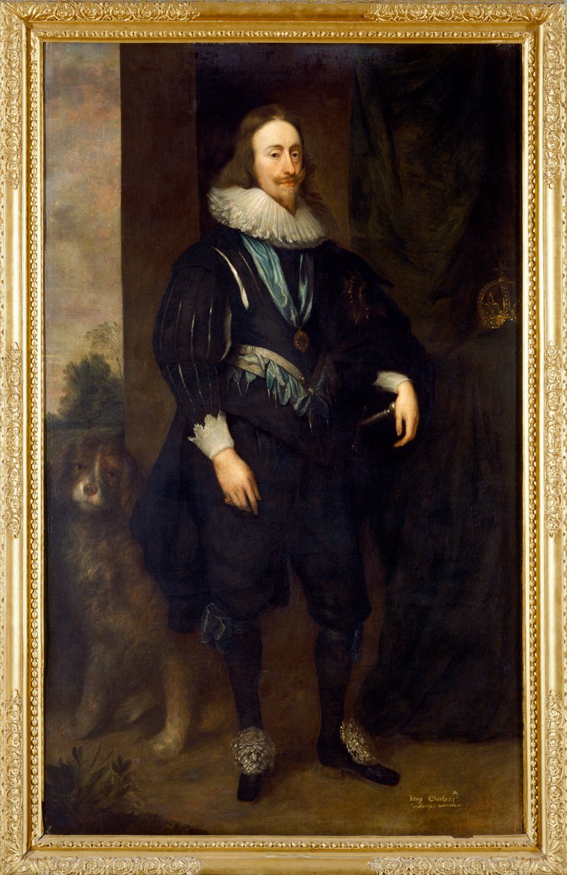 Charles I door Cornelius Janssen van Ceulen