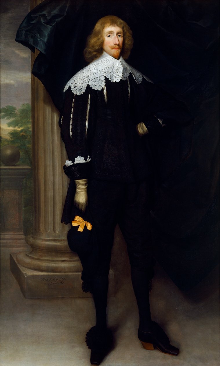 Thomas Bruce, Graaf van Elgin door Cornelius Janssen van Ceulen