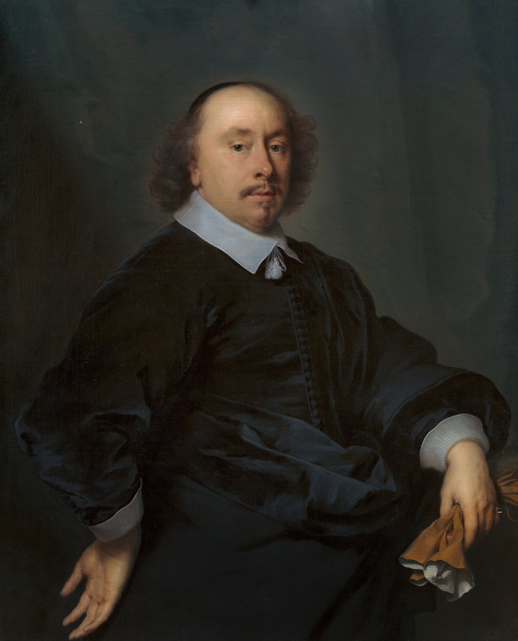 Portret van een Man door Cornelius Johnson
