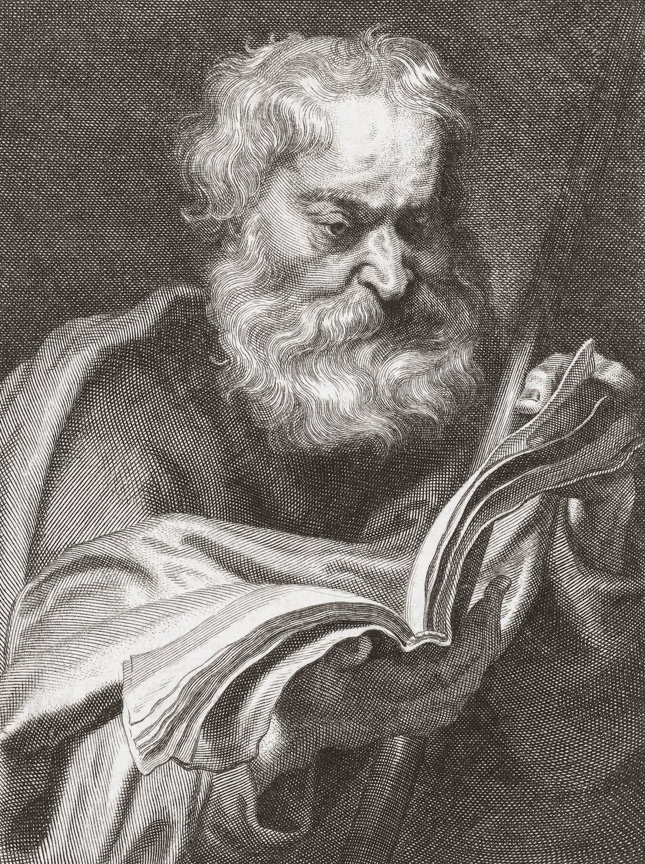 Thomas de Apostel, Ongelovige Thomas, portret door Cornelius van Caukercken