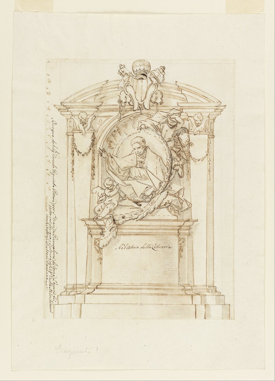 Ontwerp voor een monument door Corrado Giaquinto
