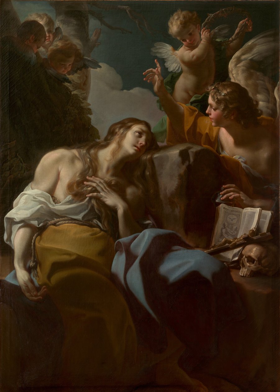 De boetvaardige Magdalena door Corrado Giaquinto