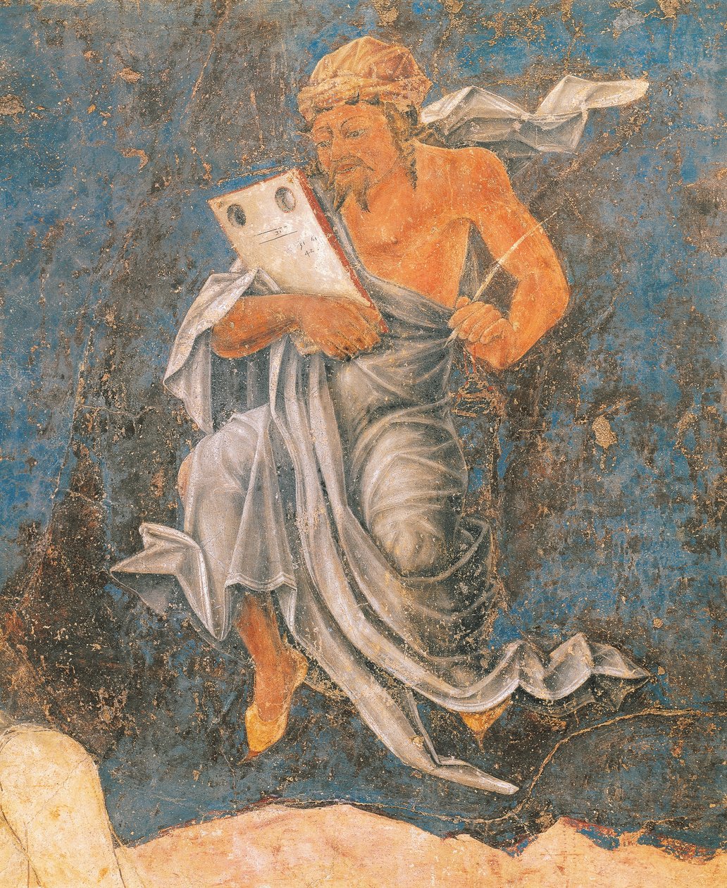 Deken, detail van Maagd van het Teken door Cosimo (attr. to) Tura