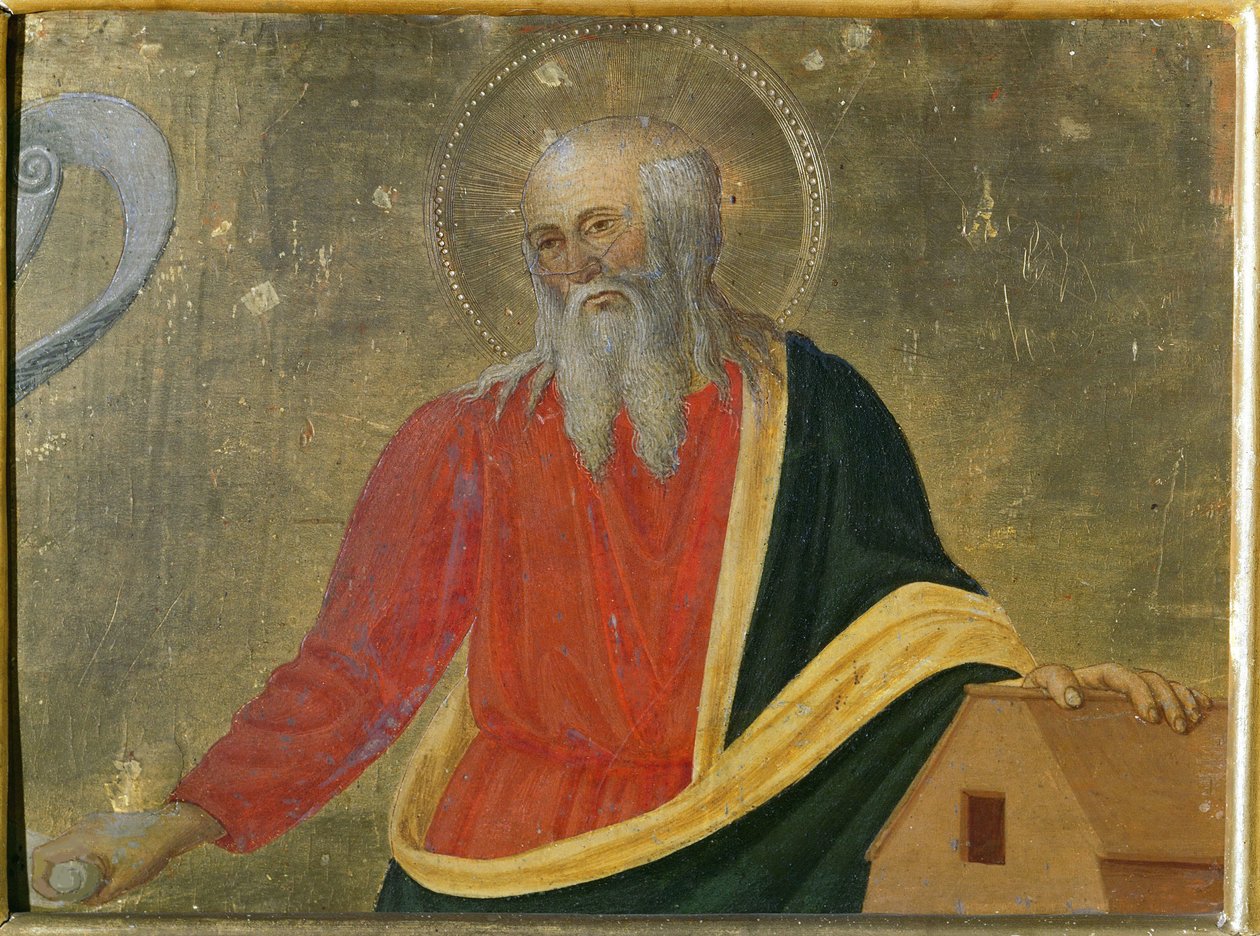 Noach Predella Paneel van het Altaarstuk door Cosimo di Lorenzo Rosselli
