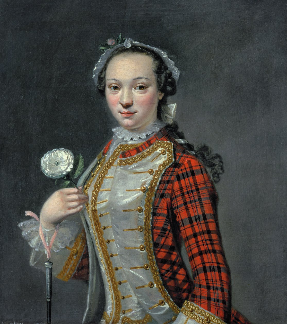 Portret van een Jacobitische Dame door Cosmo Alexander