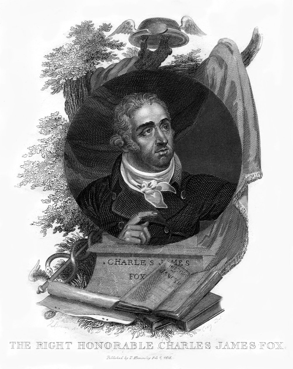 Charles James Fox, Britse Whig-politicus, 1815 door Craig