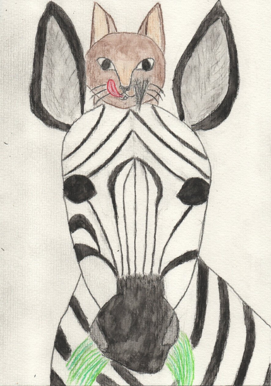 Mijn vriend de zebra door Crazy Artist