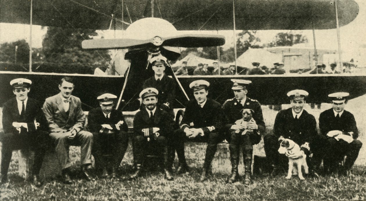 Commandant Samson van het Royal Flying Corps...Eerste Wereldoorlog door Cribb