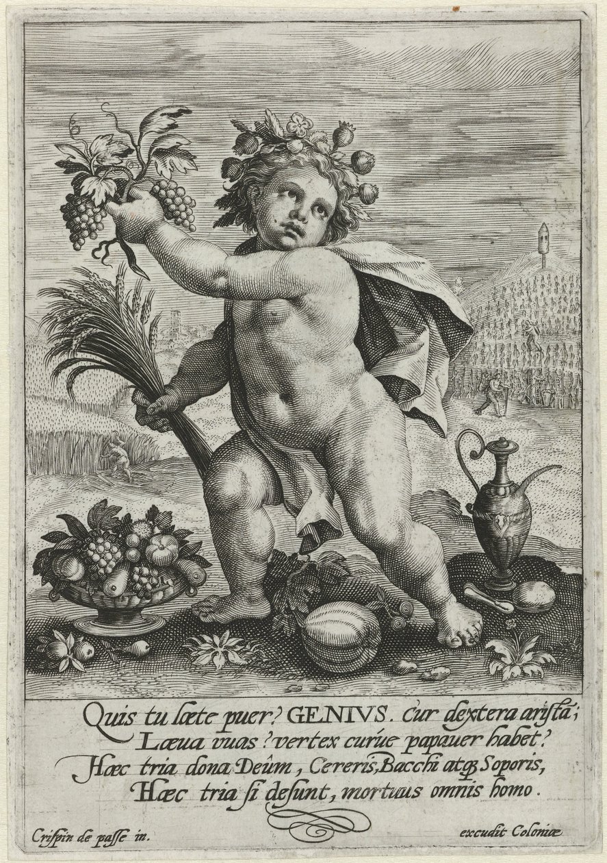 Genius door Crispijn van de Passe (I)