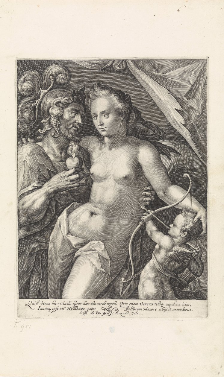Mars en Venus door Crispijn van de Passe (I)