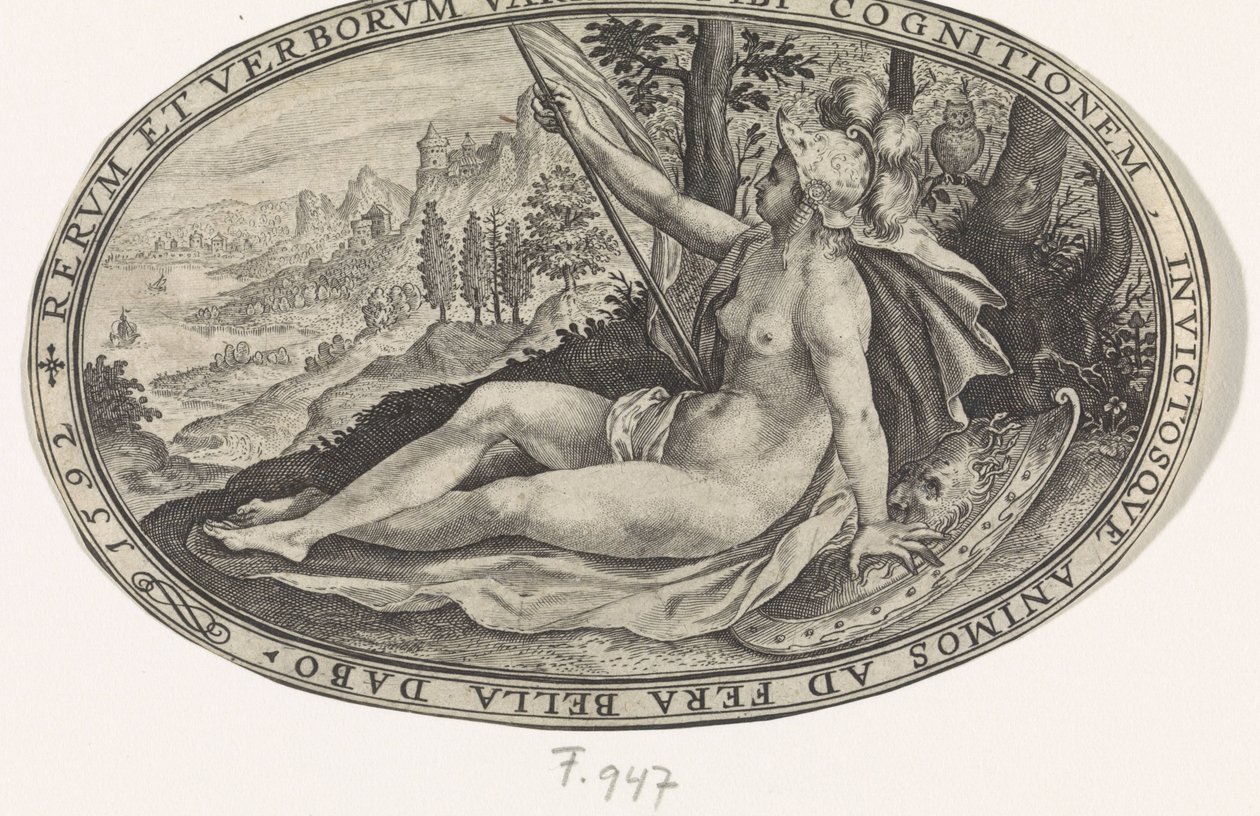 Minerva door Crispijn van de Passe (I)