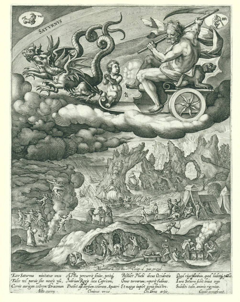 Saturnus door Crispijn van de Passe (I)