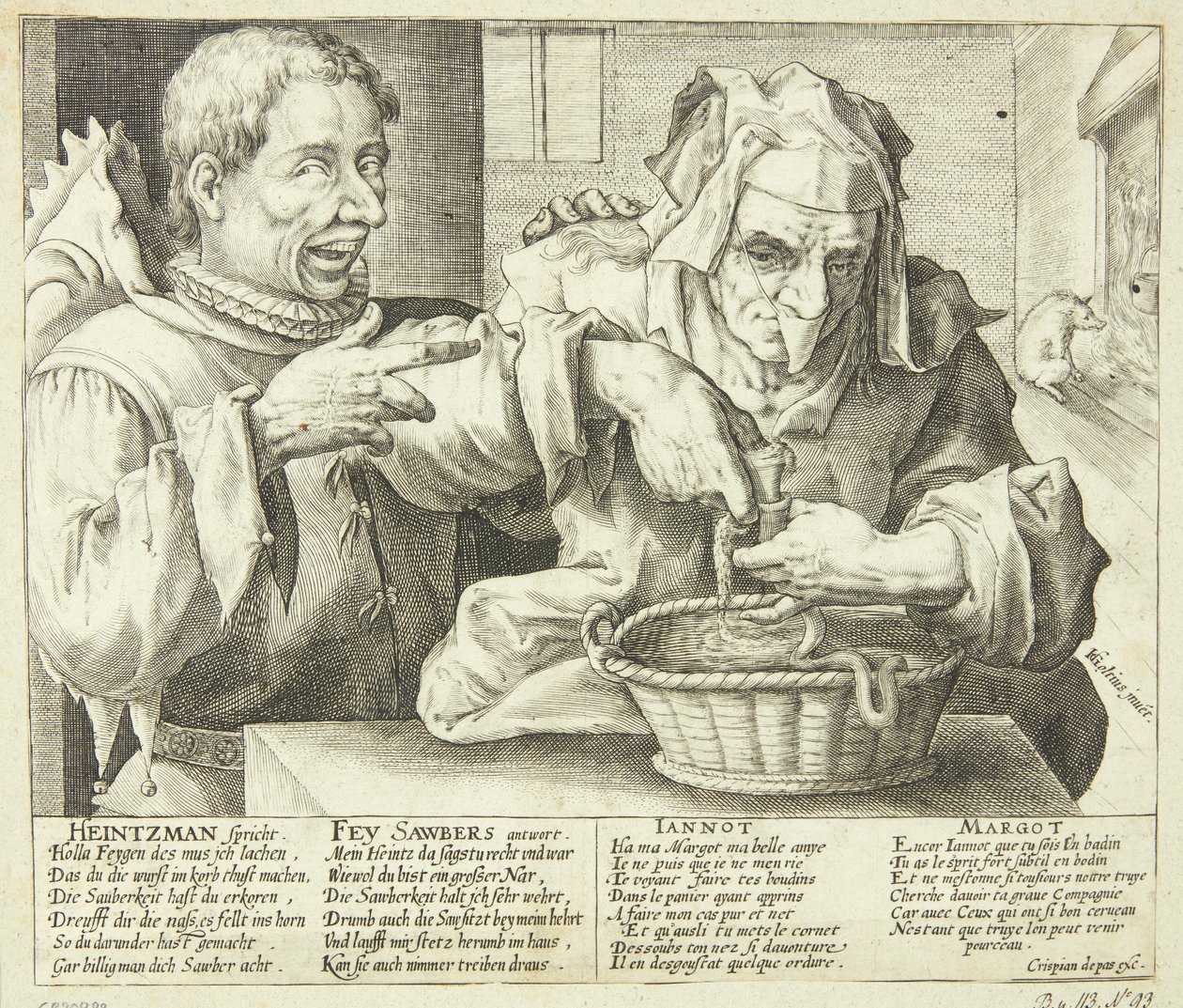 Satire op hygiëne door Crispijn van de Passe