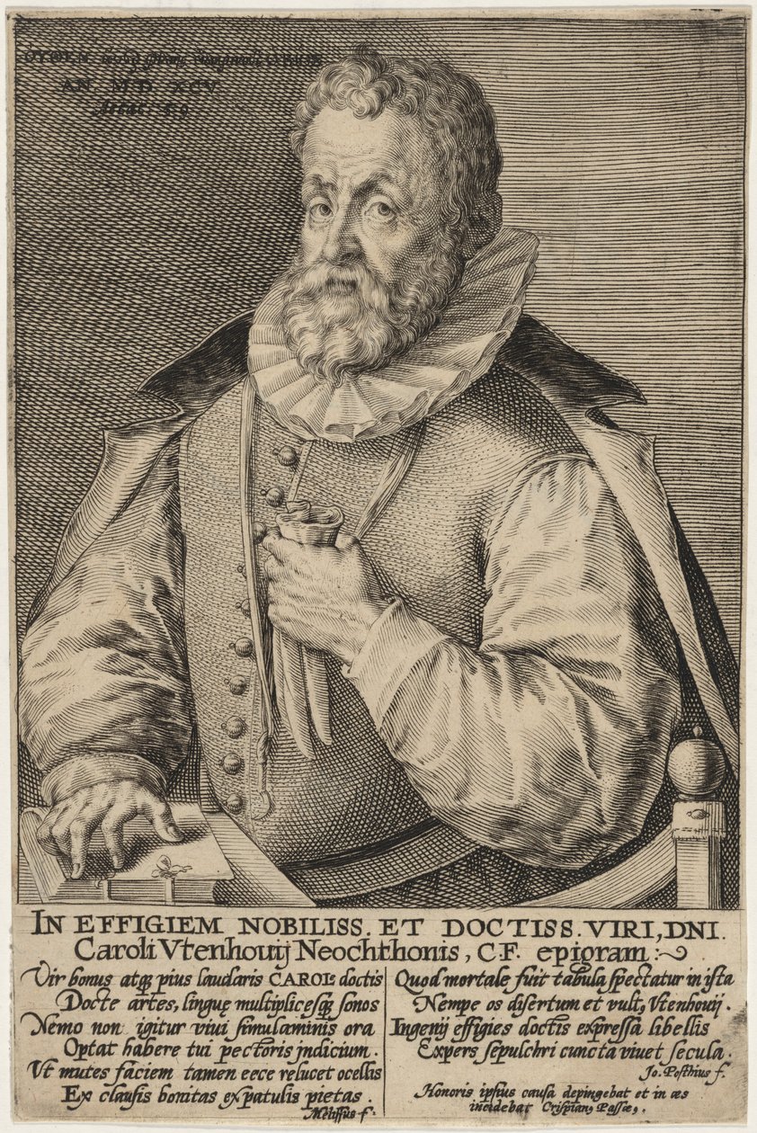 Carolus van Utenhoven door Crispijn van de Passe I