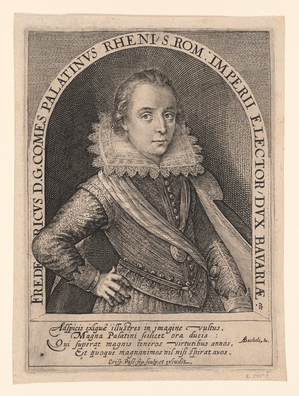 Frederik V door Crispijn van de Passe I