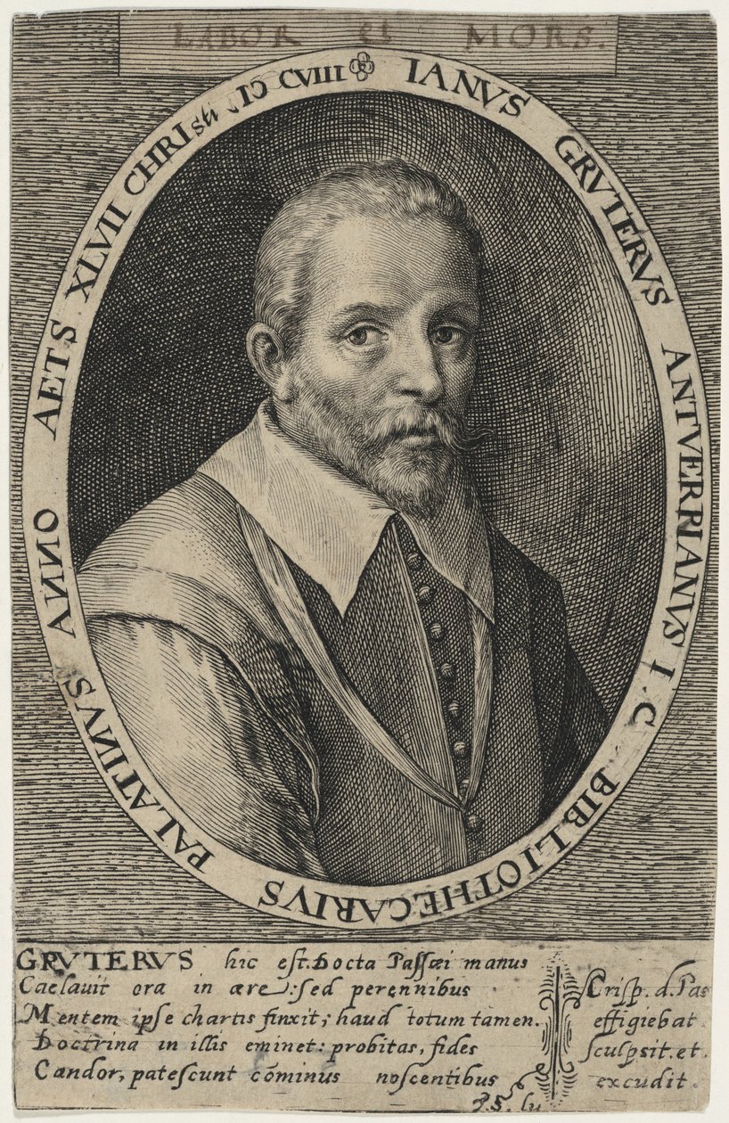 Jan Gruter door Crispijn van de Passe I