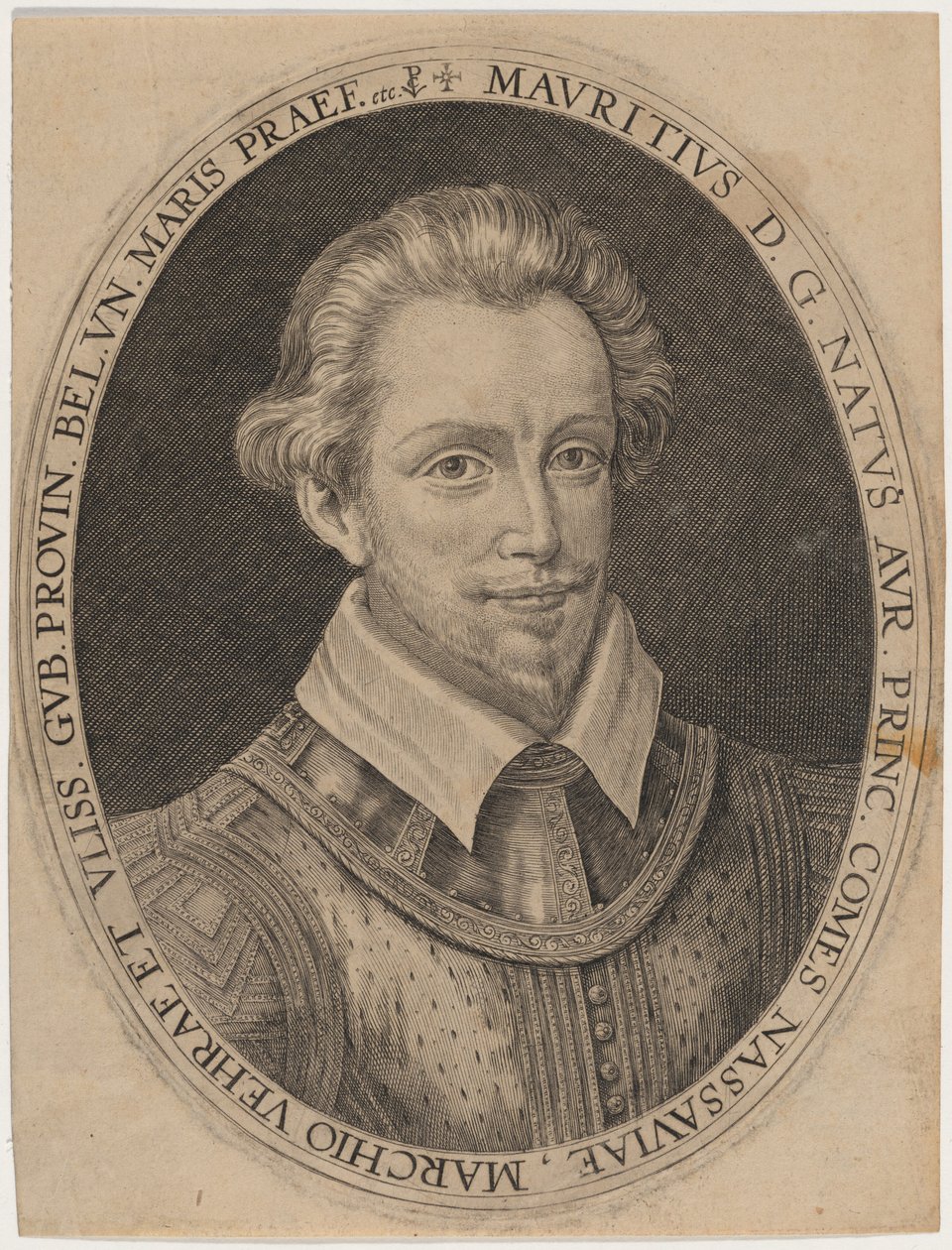 Maurits van Nassau, prins van Oranje door Crispijn van de Passe I